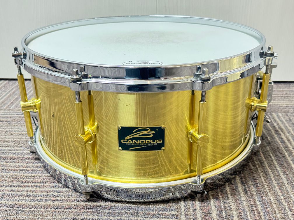CANOPUS The Brass Snare Drum 6.5x14 B-1465