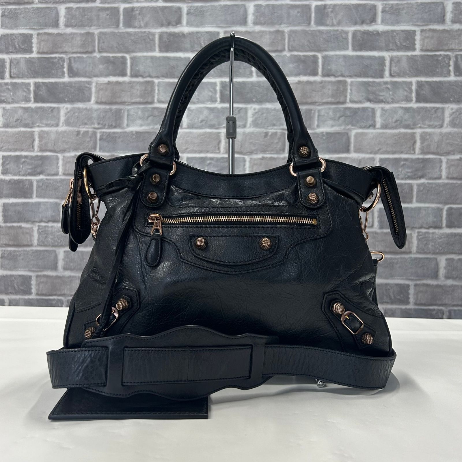 バレンシアガ BALENCIAGA ザ・タウン ショルダーバッグ レザー