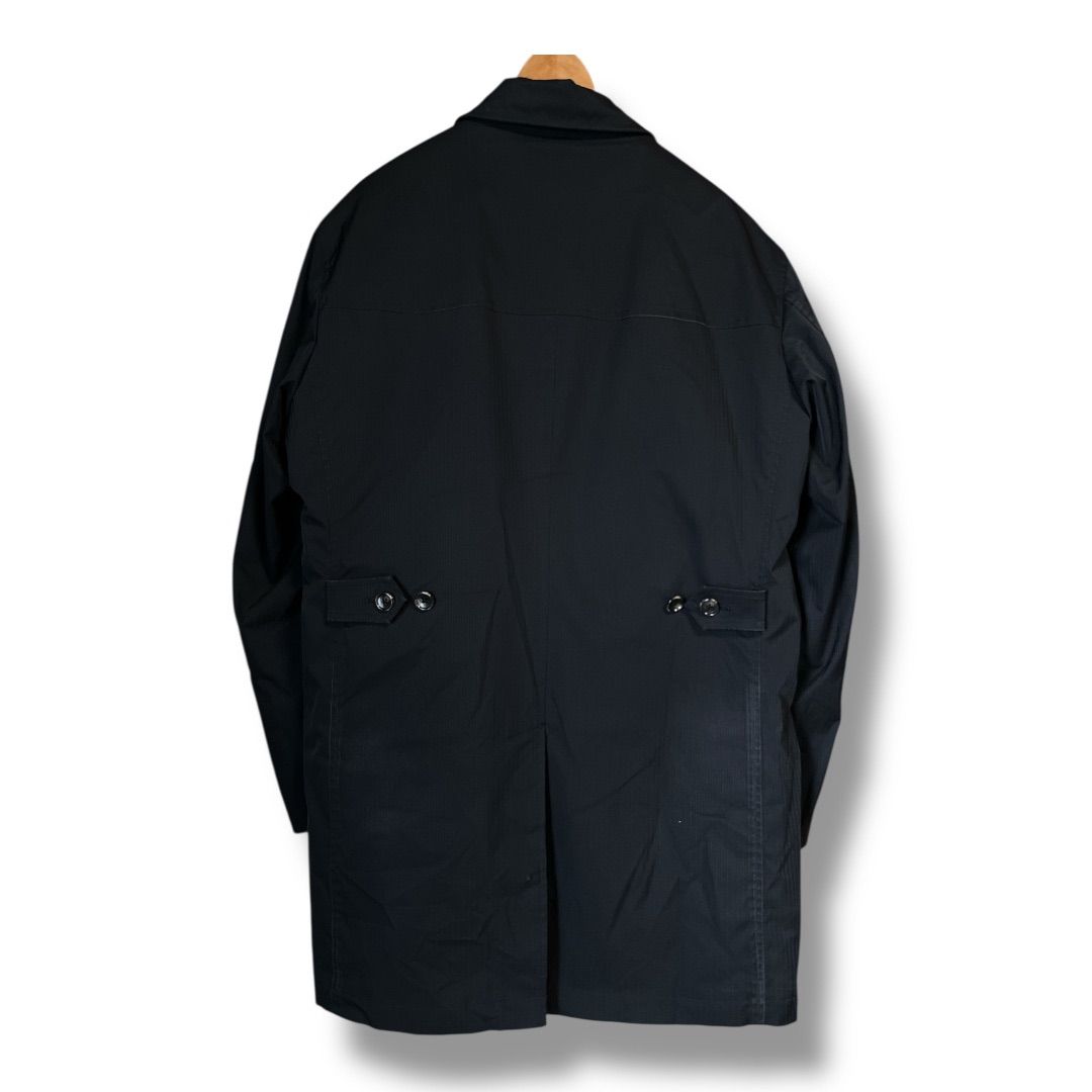 J.PRESS ジェイプレス ステンカラーコート ストライプ ライナー付き