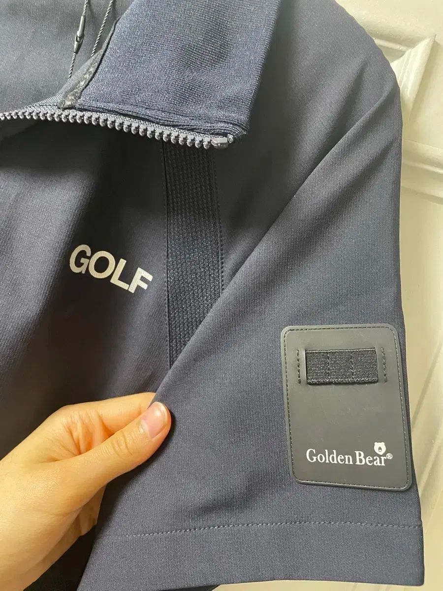 潜在可能性の高い G en Bear ゴールデンベア ゴルフ ワンピース ネイビー  ☆限定独占販売☆!