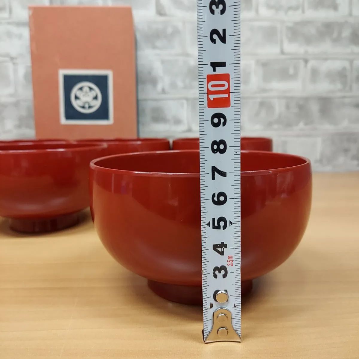 お椀セット 未使用 （漆器 蓋付き汁椀 5客セット （未使用 年輪