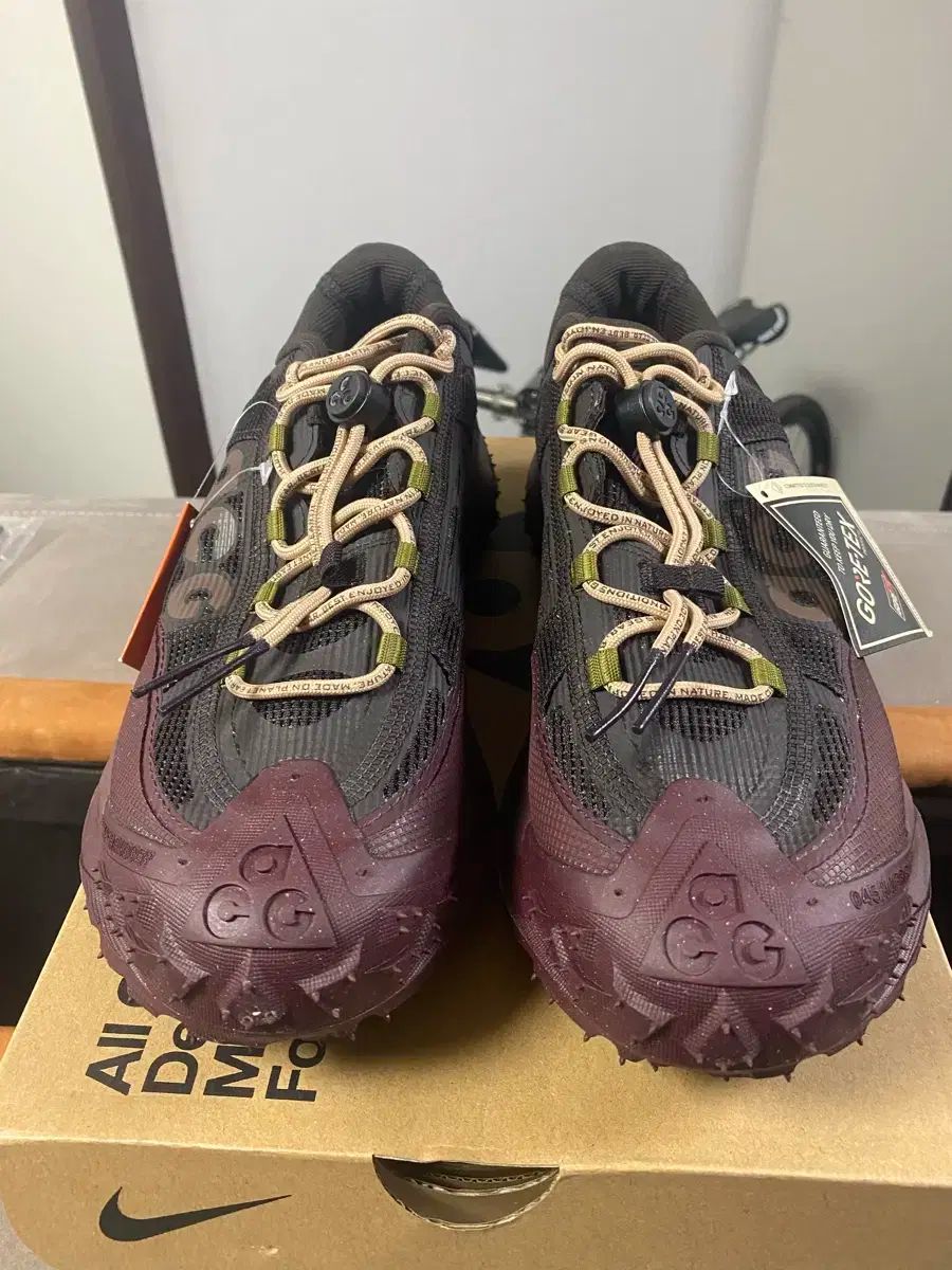 ナイキ ACG ゴアテックス トレイルシューズ ブラック バーガンディ