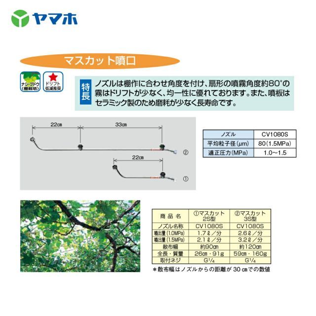 マスカット噴口2S型