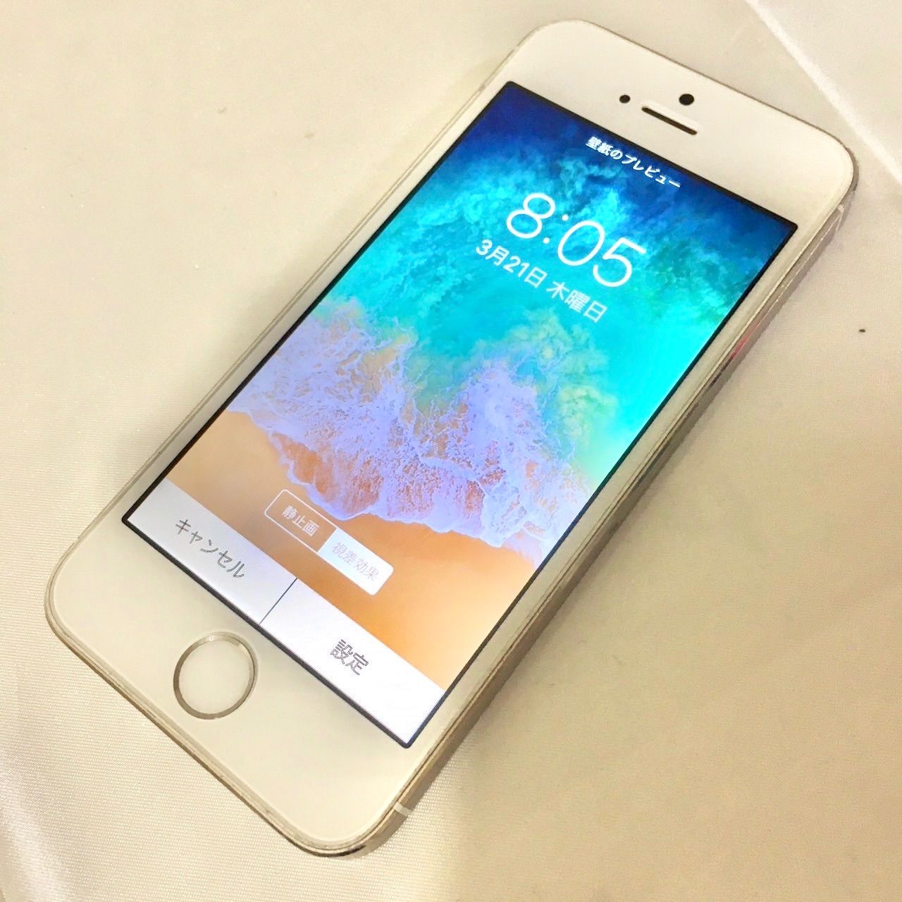 美品】iPhone 5s 64GB シルバー docomo docomo iPhone 5s 64GB