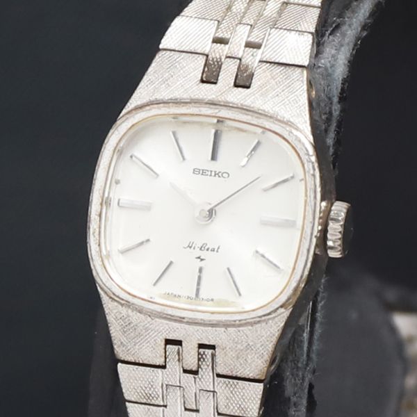 手巻き セイコー ハイビート 1120-3060 シルバ―文字盤