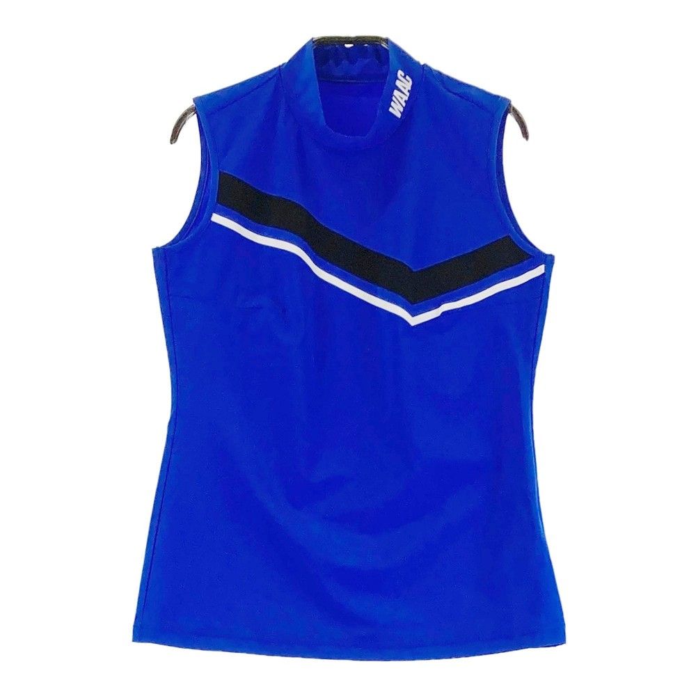 サイズ：XS WAAC ワック 072242090 ノースリーブTシャツ  ブルー系 [240101416715] ゴルフウェア レディース ストスト サイズ：XS WAAC ワック 072242090 ノースリーブTシャツ ブルー