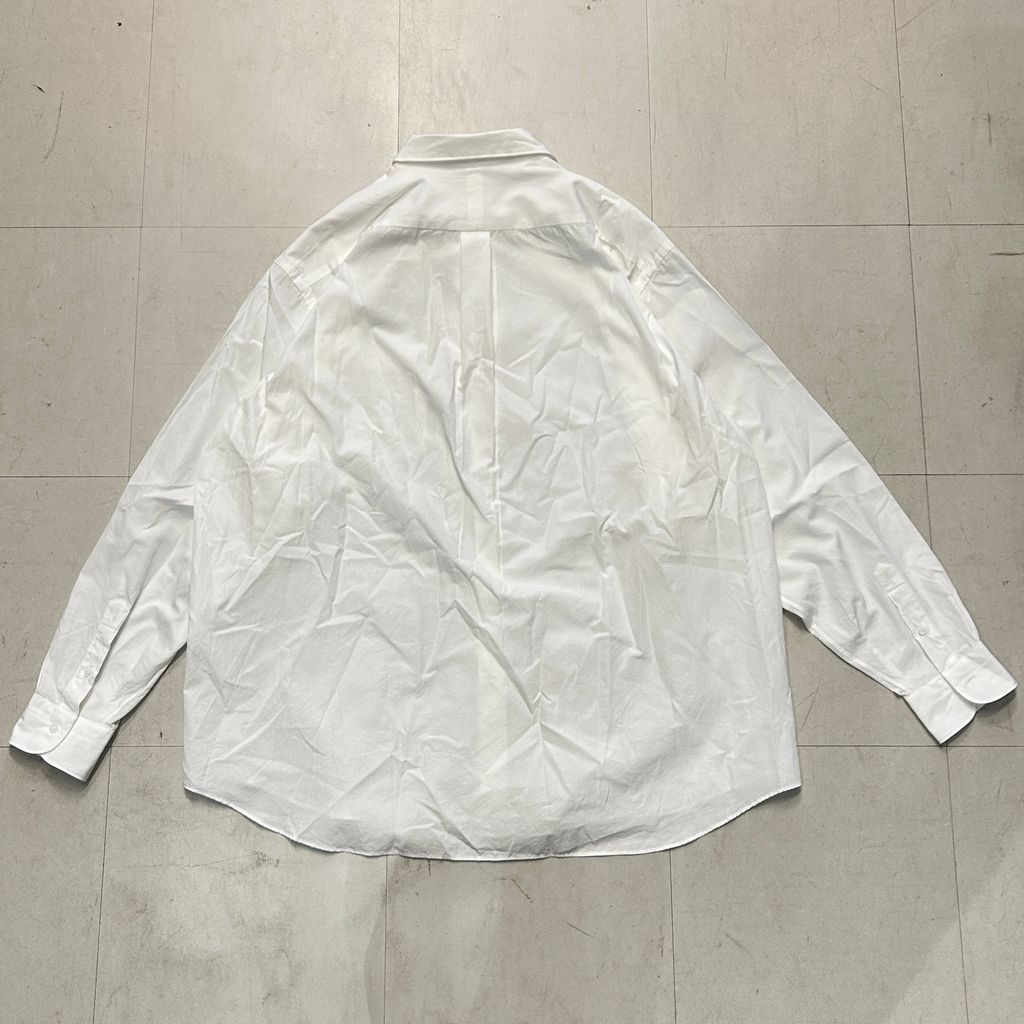 COMOLI コモリ 24SS COMOLI Shirts 長袖シャツ Z01-02001 ホワイト size 4 中目黒A09