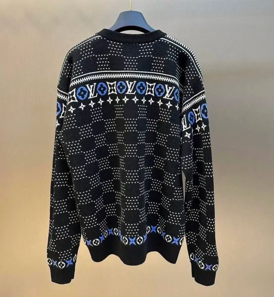 ルイヴィトン グラデーションモノグラム総柄ニット ルイヴィトン