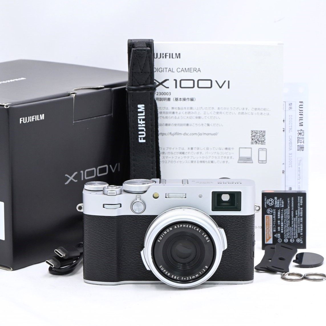 X100VI シルバー 美中古品 中古】Fujifilm X100VI デジタルカメラ-シルバー 美品】FUJIFILM