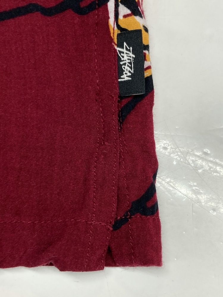 ステューシー STUSSY 開襟 オープンカラー シャツ BUTTERFLY