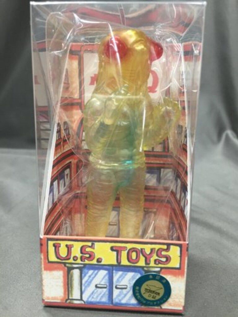 US TOYS ビル箱シリーズ セミ人間 クリア成型/金/メタ青