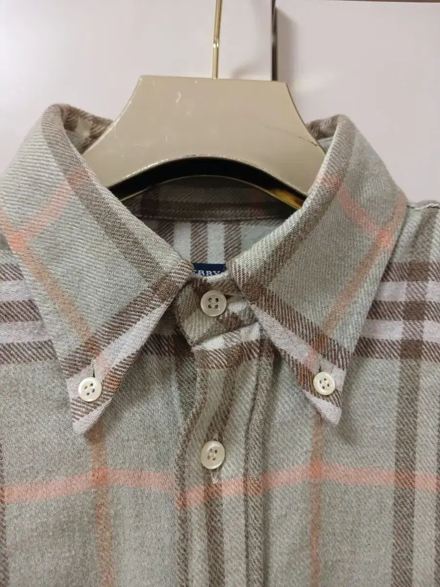 BURBERRY バーバリー コットンウール チェック シャツ