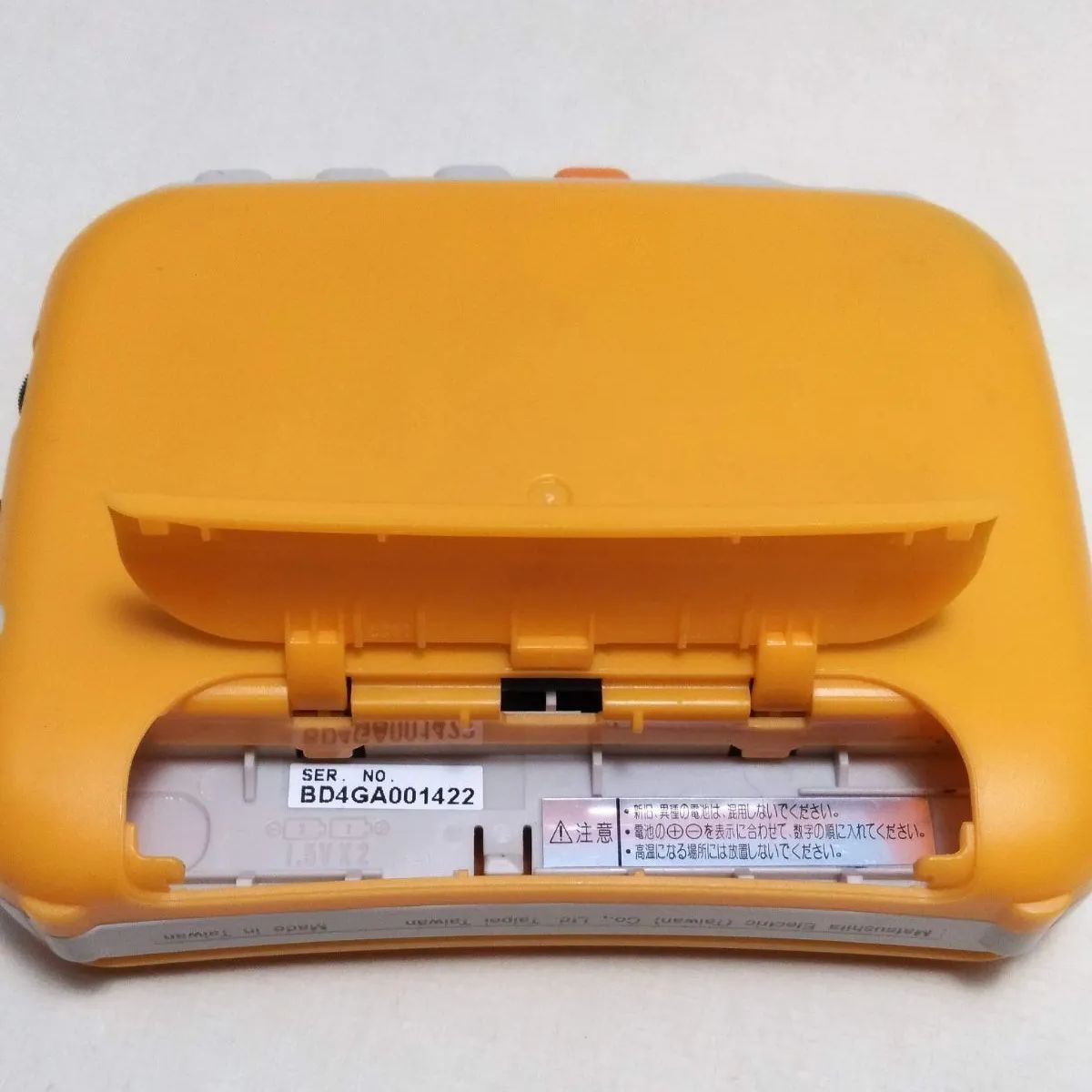 Panasonic RQ-CW05 カセットプレーヤー 通電確認 ジャンク
