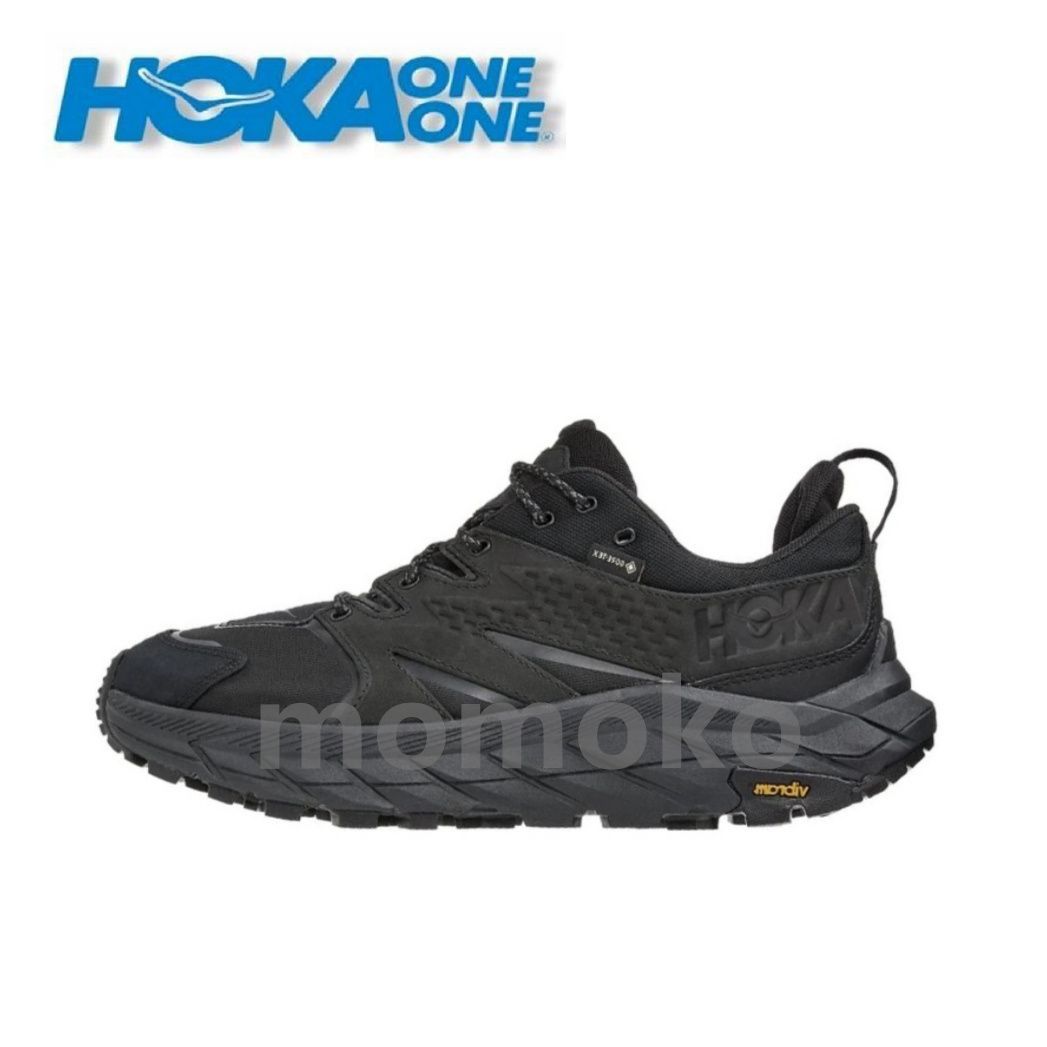 新品 HOKA ONE ONE ANACAPA ホカ オネオネ アナカパ ロー スニーカー ブラック