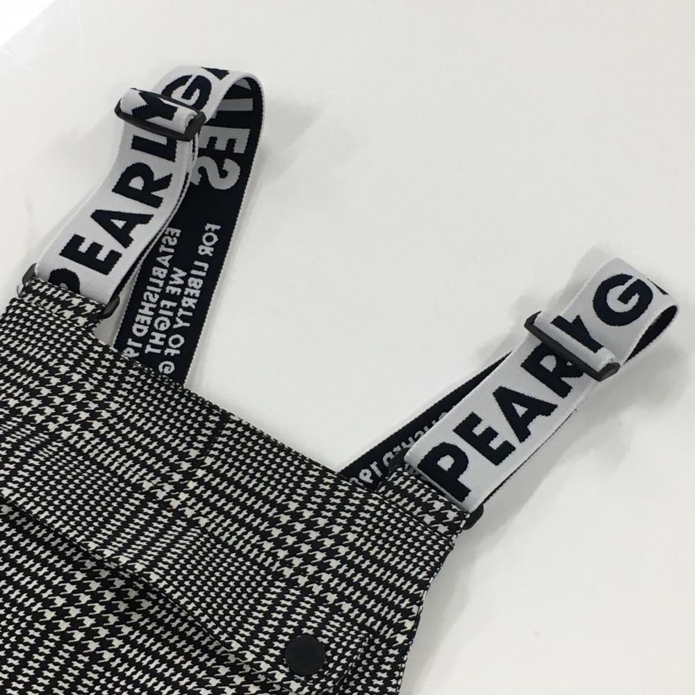 PEARLY GATES - 【超美品】パーリーゲイツ サロペット 黒×白 千鳥格子 レディース 0(S) ゴルフウェア PEARLY GATES 超美品】パーリーゲイツ サロペット 黒×白 千鳥格子 レディース