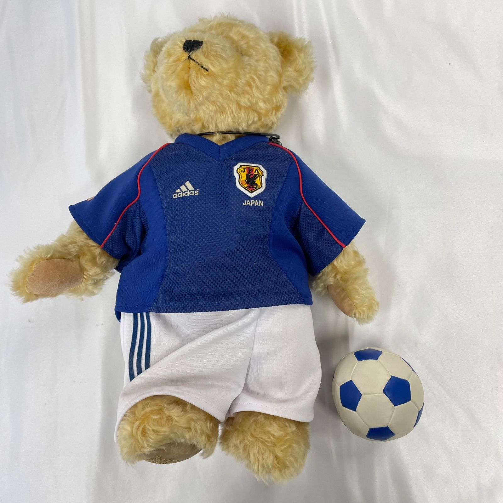 ▶サッカー日本代表2002オリジナルテディベア ハーマン社製 限定品 サッカー日本代表チーム テディベア ぬいぐるみ HERMANN