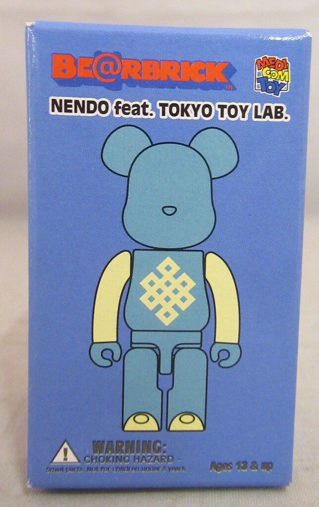 MEDICOMTOY BE@RBRICK/NENDO feat 東京トイ研究所 3 水色ボディ