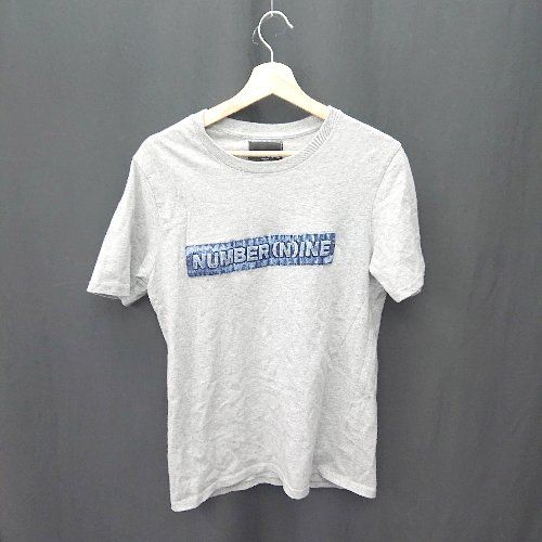 number(n)ine 黒 安定 デニムシャツ 長袖 プリーツ付き ドレスシャツ 4