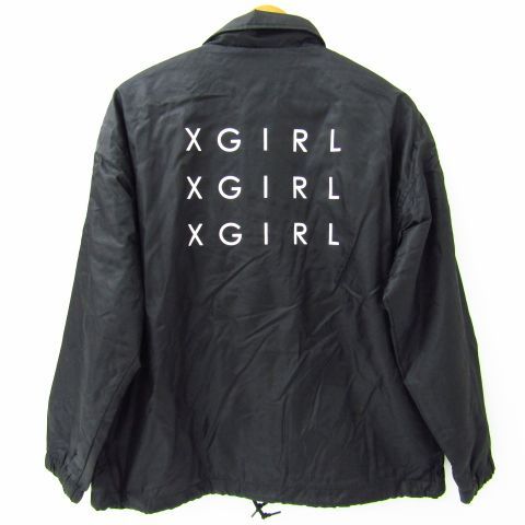 x-girl コーチジャケット X-LARGE X-girl コラボ ナイロンジャケット