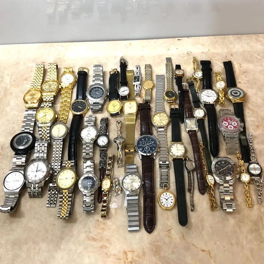 N*7様 腕時計 まとめて 53点 ジャンク SEIKO OMEGA LONGI 653 SEIKO QUARTZ TYPEⅡ 7123-7070 セイコー タイプ2
