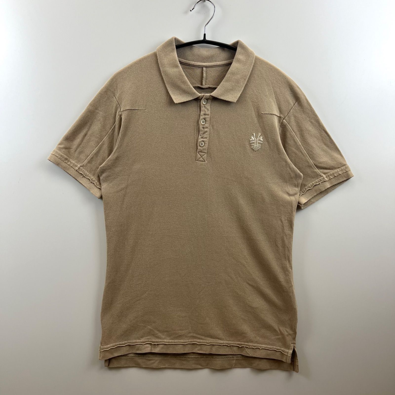 MARITHE + FRANCOIS GIRBAUD 00s y2k grunge seam polo shirts S