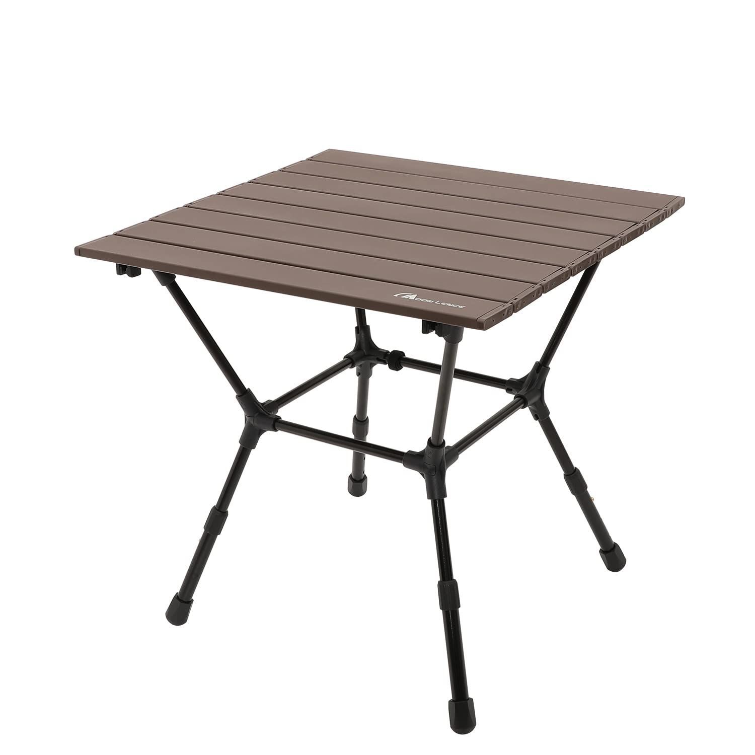 【新着商品】折りたたみ式 ロールテーブルBBQ コンパクト アルミ 3階段高さ調整可 アウトドア 耐熱 より安定 テーブル キャンプ 耐荷重50kg Lence Moon