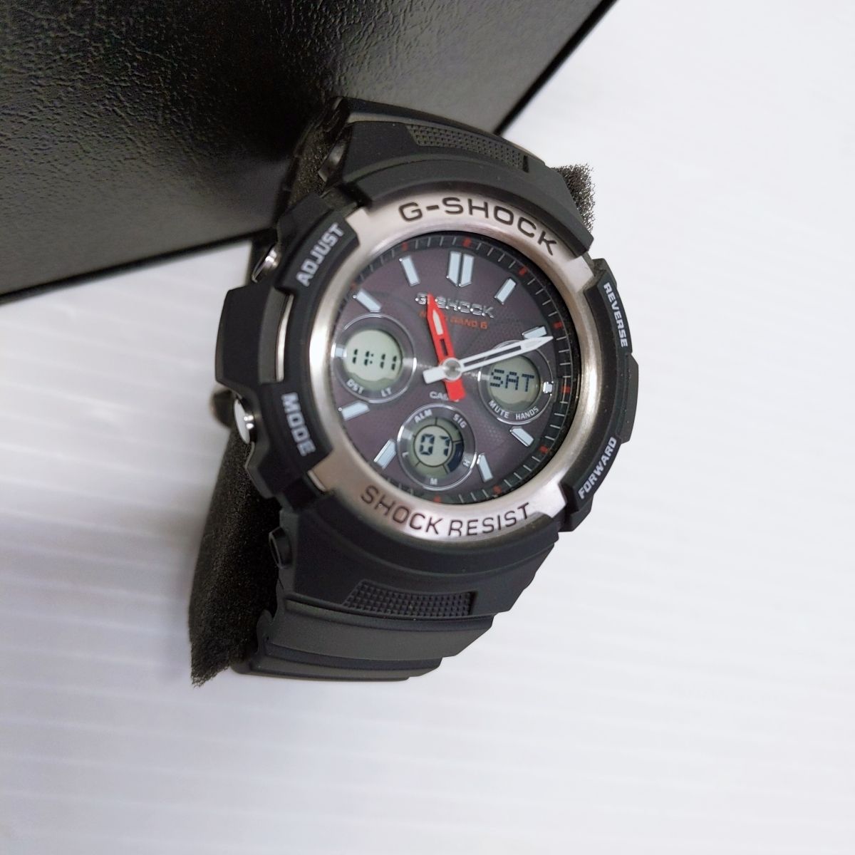 中古品】G SHOCK AWG-M100-1AJF シルバー〇YR-52284〇 - メルカリ
