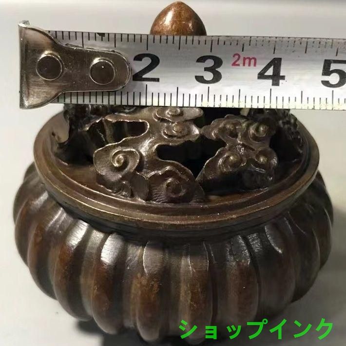 銅製 かぼちゃ灰皿 香炉 装飾品 工芸品 美術品 置物 銅製 かぼちゃ灰皿 香炉 装飾品 工芸品 美術品 置物