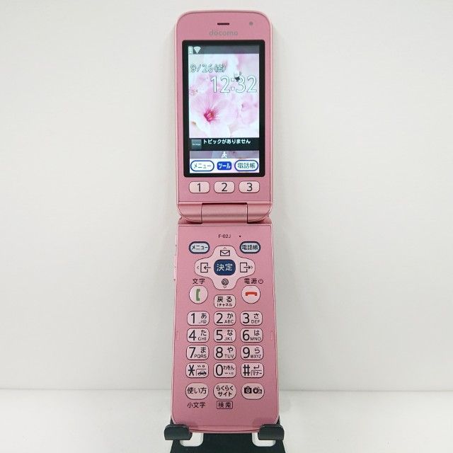 docomo らくらくホン F-02J ピンク 未使用品 富士通 F-02J らくらくホン docomo ピンク [Pink] ガラホ 新品