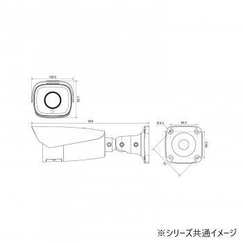 マザーツール 4倍電動ズームレンズ搭載4.1メガピクセル防水バレット型IPカメラ IP-WB12A