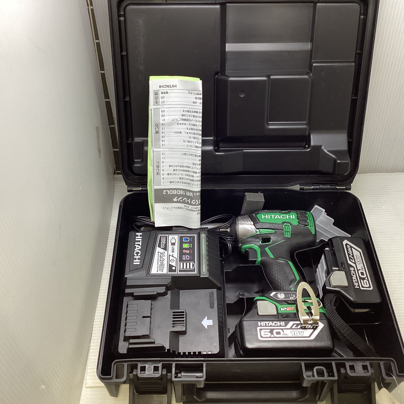 日立工機 HiKOKI WR18DBDL2 2LYPK 充電式インパクトレンチ
