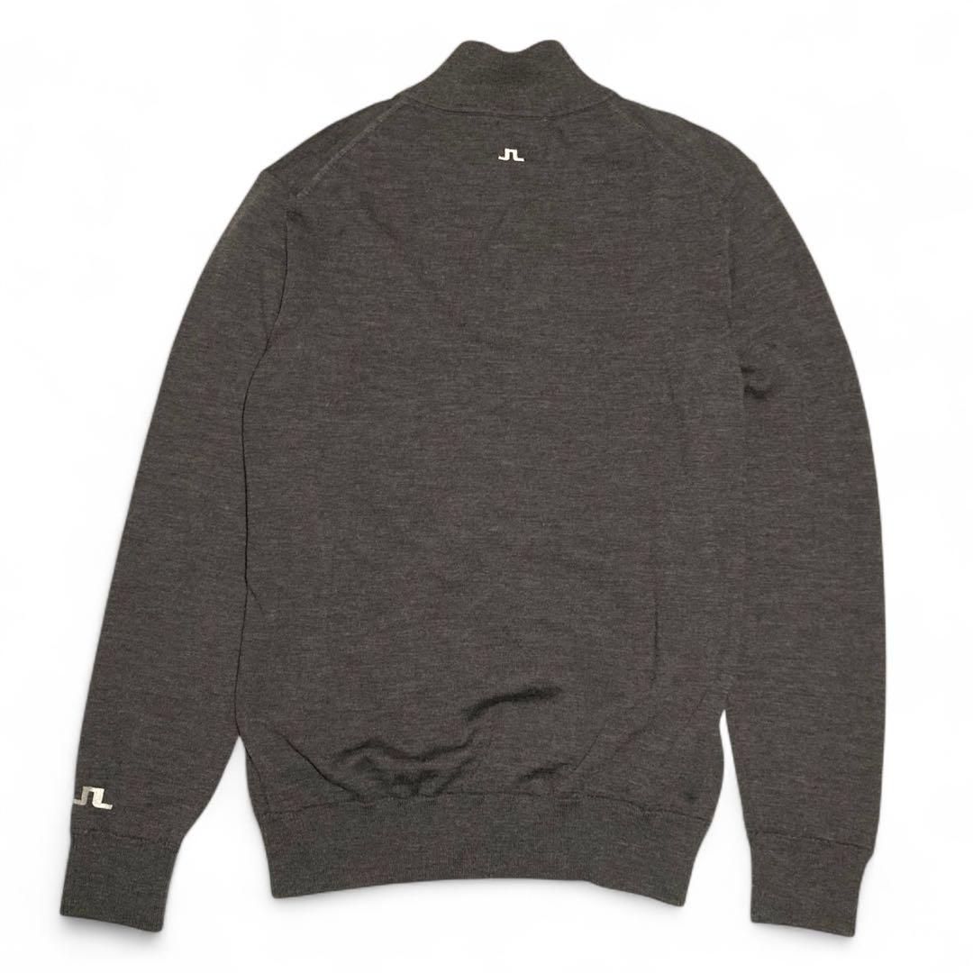 J.LINDEBERG ジェイリンドバーグ ゴルフ セーター メンズ XL グレー ジップ