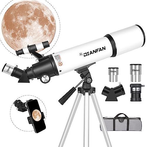 80600 望遠鏡 大人用 天文学用 80mm 口径 600mm 焦点距離 
