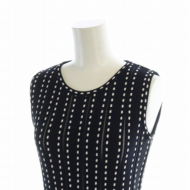 「ANAYI」 ノースリーブニット 38 ネイビー レディース ANAYI - 美品 ANAYI アナイ ウールリブニットセーター サイズ38