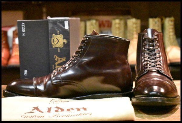 9D 美品】ALDEN オールデン 4060 ストレートチップブーツ