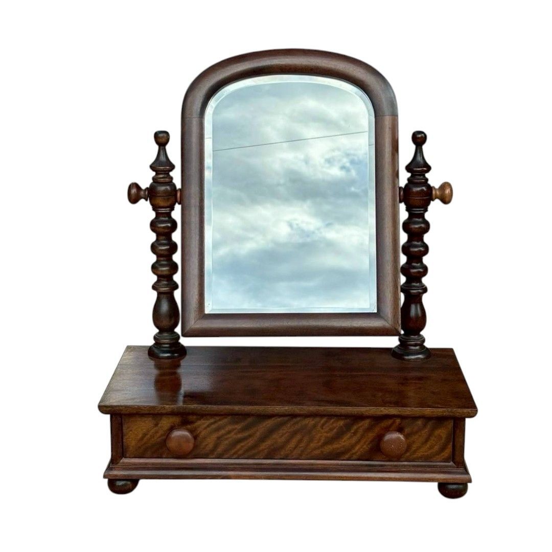 本日発送 松本民芸家具 卓上ミラー A型小鏡台
