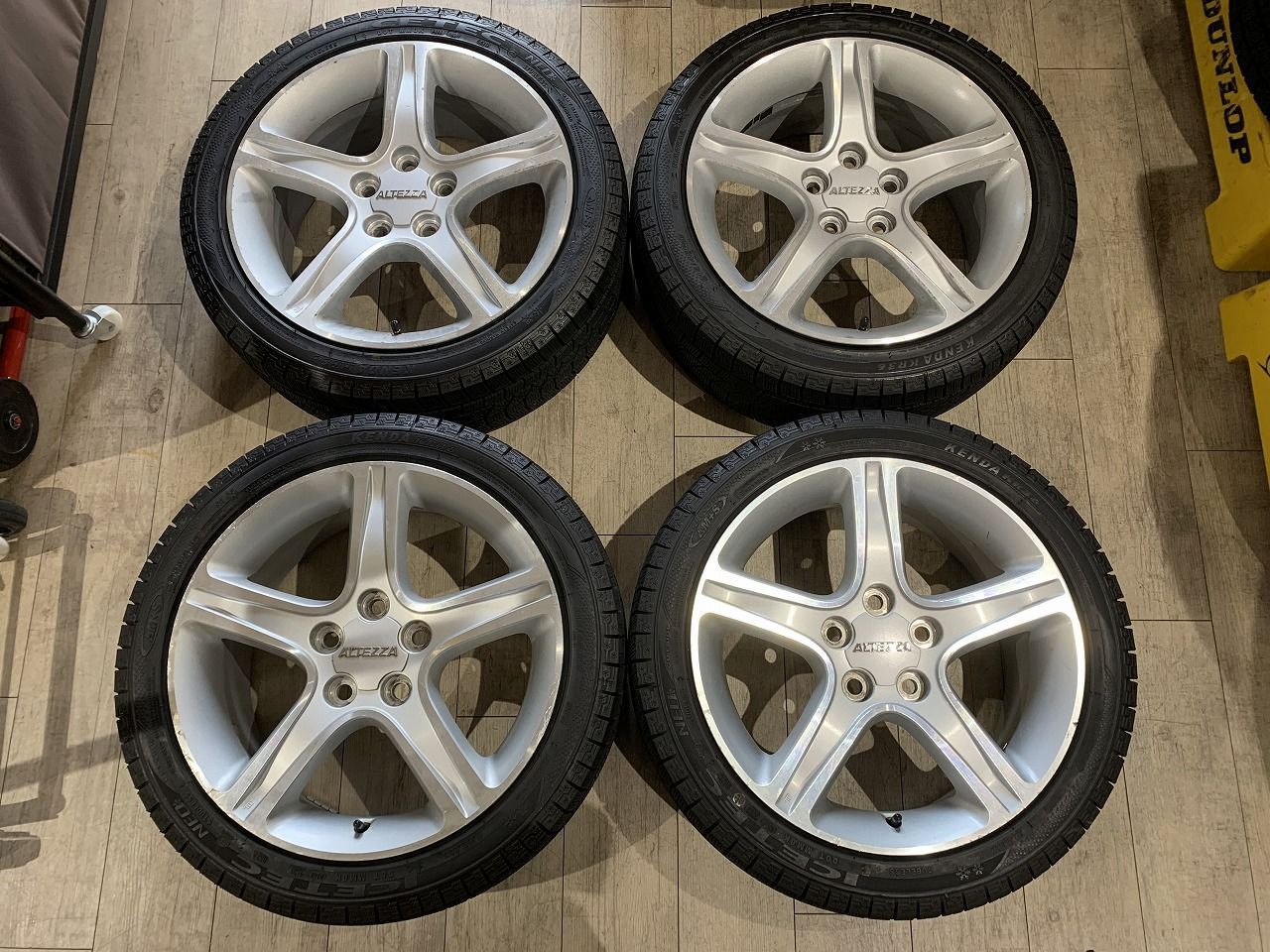 2506009】スタッドレス トヨタ アルテッツァ 純正 ホイール 17