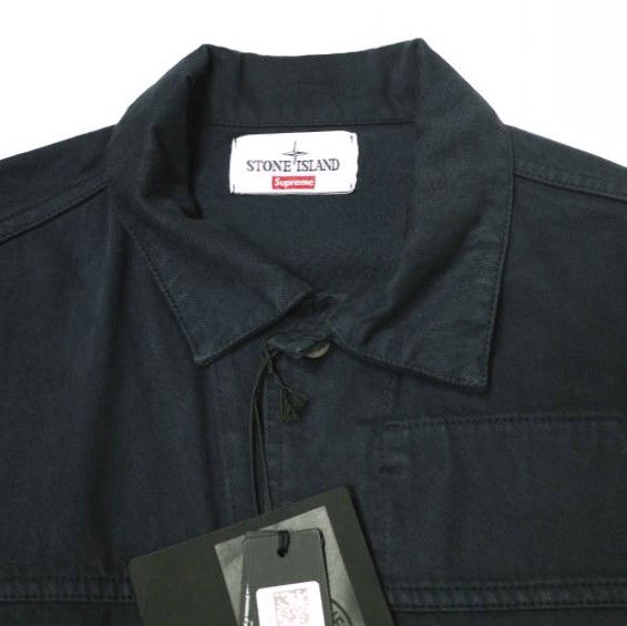 Stone  × supreme トラッカージャケット Supreme Stone Island Denim Trucker Jacket (FW23) - $648