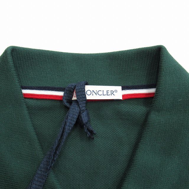 18ss モンクレール MONCLER ロゴワッペン ポロシャツ 半袖 カットソー MAGLIA POLO MANICA CORTA  D10918304399 S 緑 グリーン メンズ ◇６ - メルカリ