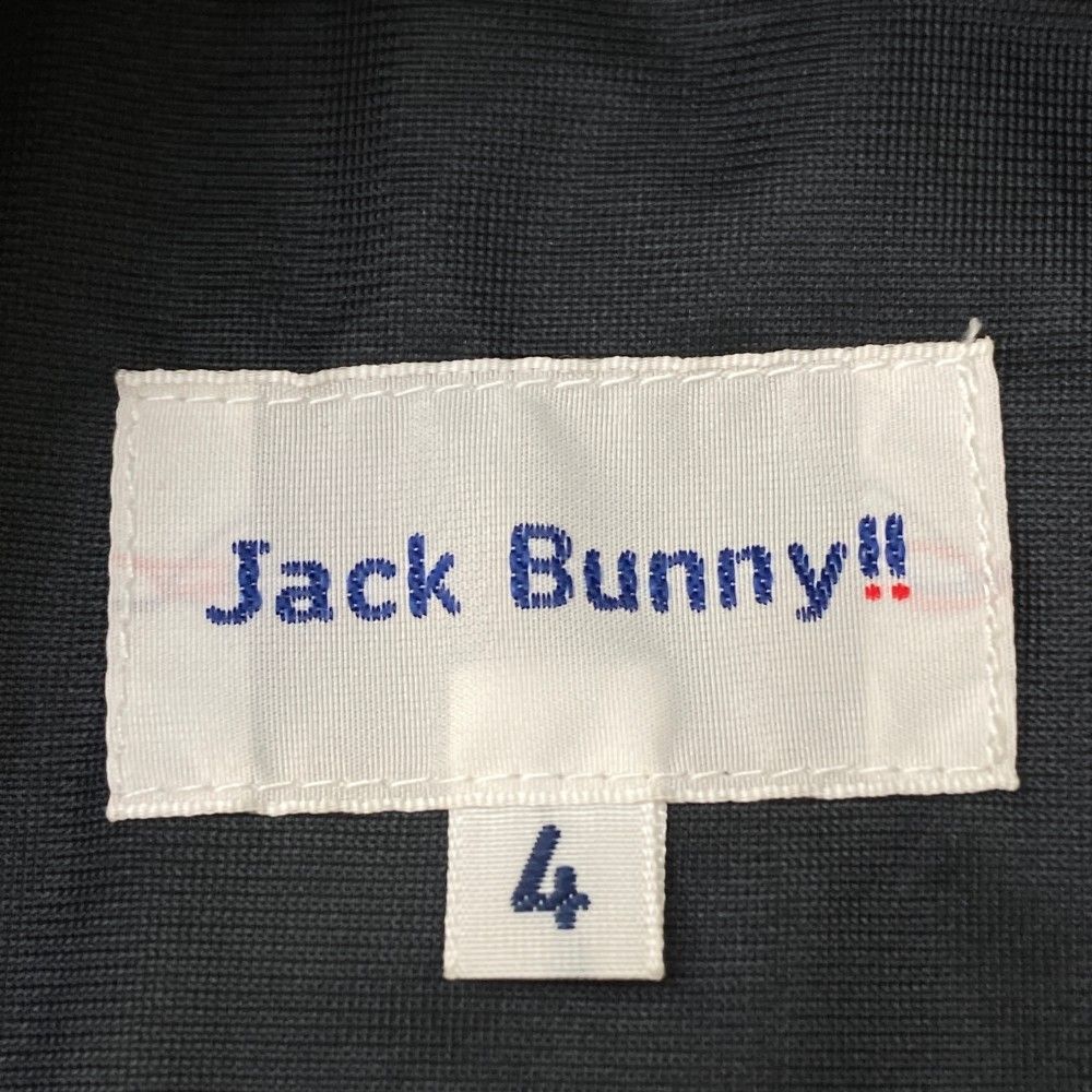 サイズ：4 JACK BUNNY ジャックバニー  長袖ジップジャケット チェック柄 ブラック系 [240101471953] ゴルフウェア メンズ ストスト サイズ：4 JACK BUNNY ジャックバニー 長袖ジップジャケット