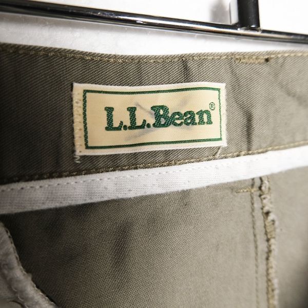 激安超特価 最大80%オフ  2タック LLビーン USA製 90's コットンショーツ オリーブ系 (30) 男性用