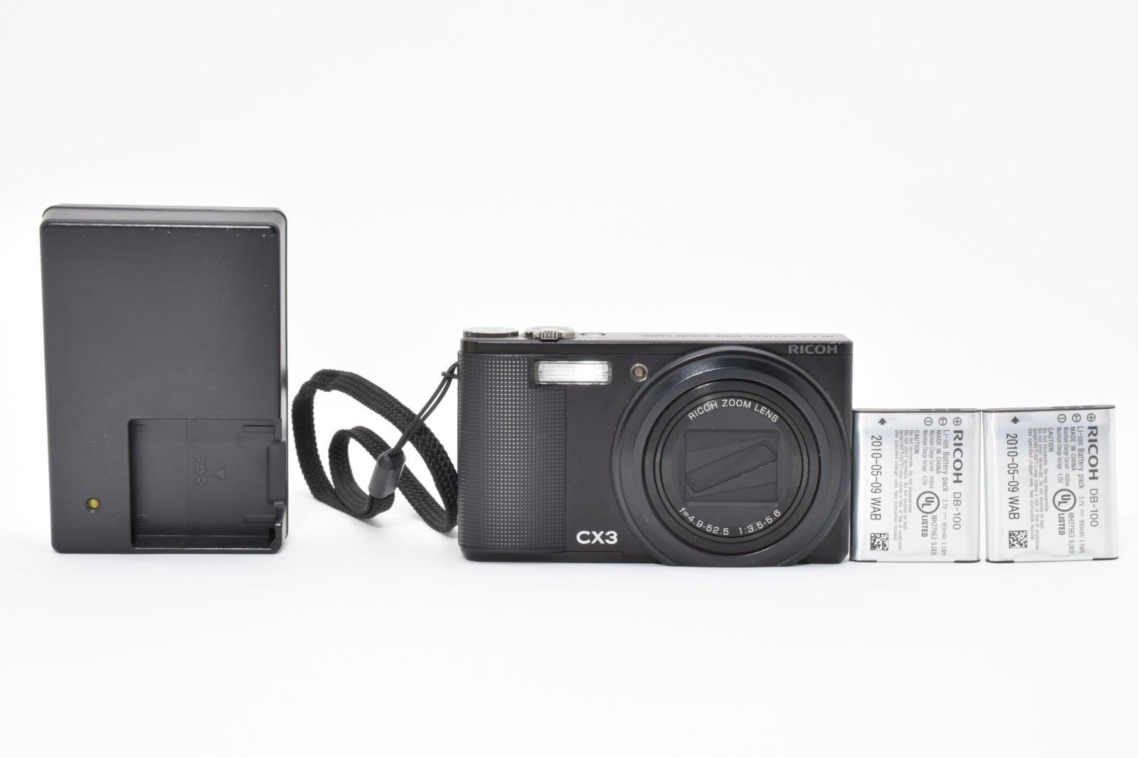 リコー RICOH CX 3 ブラック コンパクトデジタルカメラ LL 42 5777