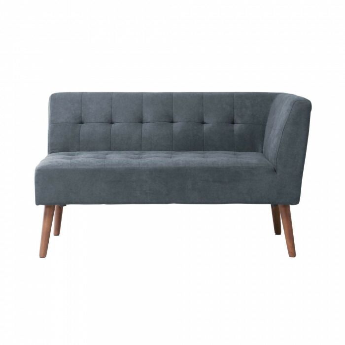 弘益 KOEKI MASH ミルド アームソファ左肘 ディープブルー MLDLS001LDBL