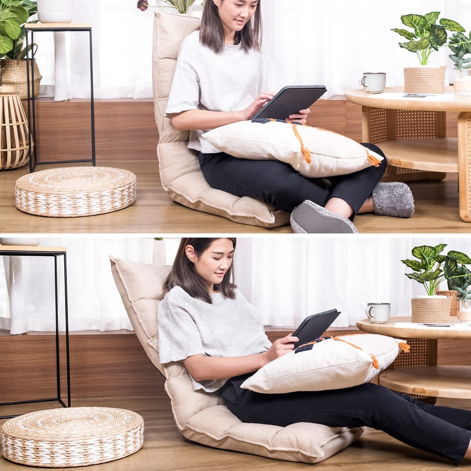 背面6段階調整 座椅子