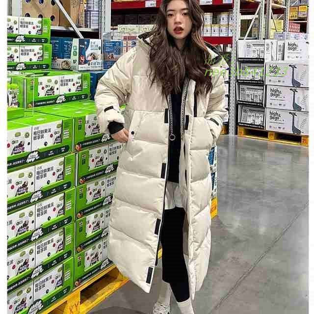 韓国スタイル 大人かわいい シンプル 綿パットダウンコート 暖かい
