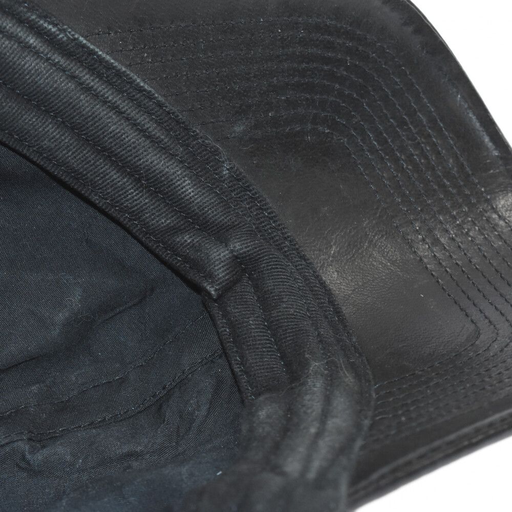 BALENCIAGA (バレンシアガ) Leather Cap レザーキャップ 帽子 ブラック