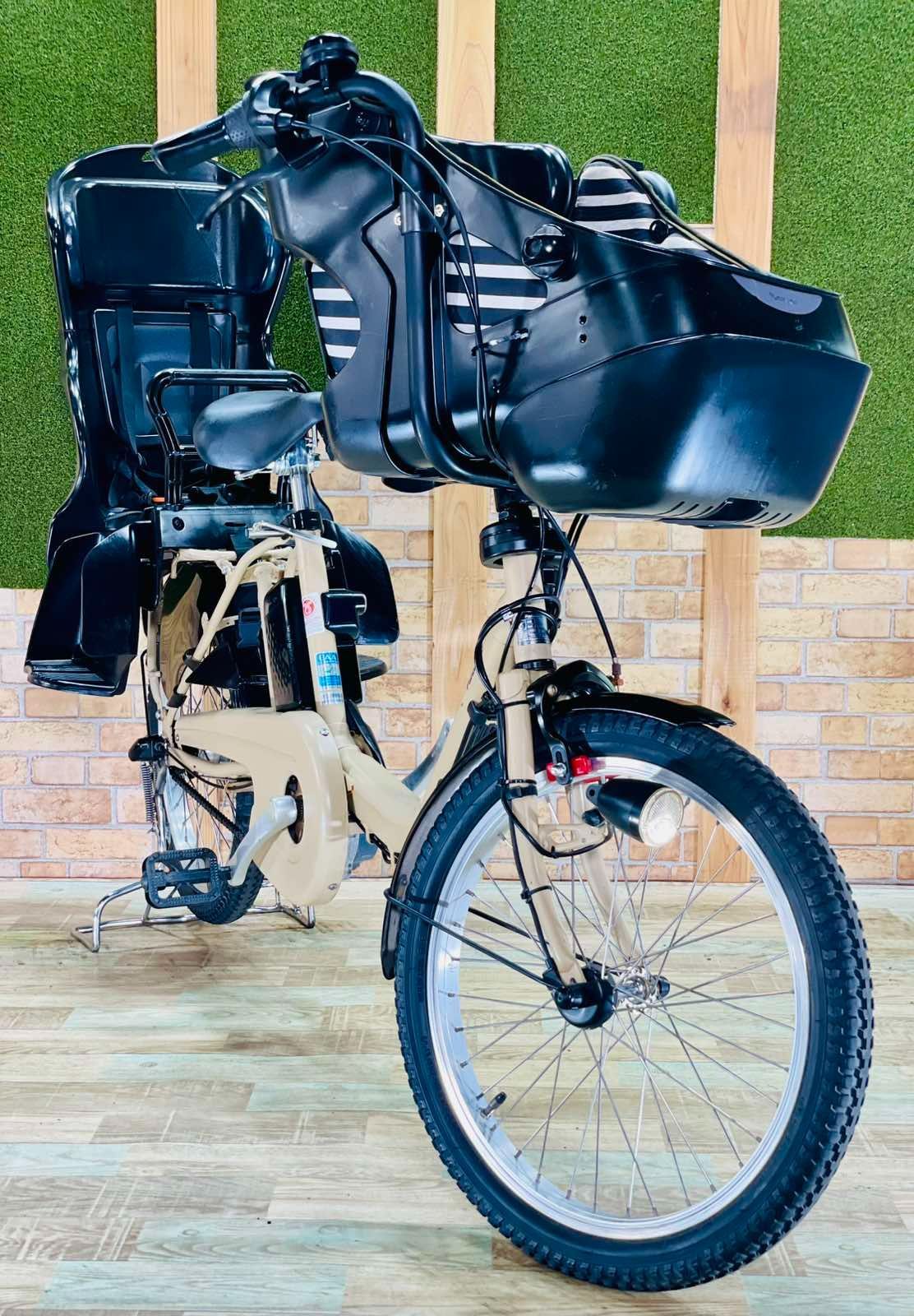 2018年 モデル Panasonic ギュット マットマロンベージュ パナソニック 子供乗せ電動アシスト自転車 20インチ 超破格 完成車配送 Gyutto H2564 BRIGHTFACE_UK