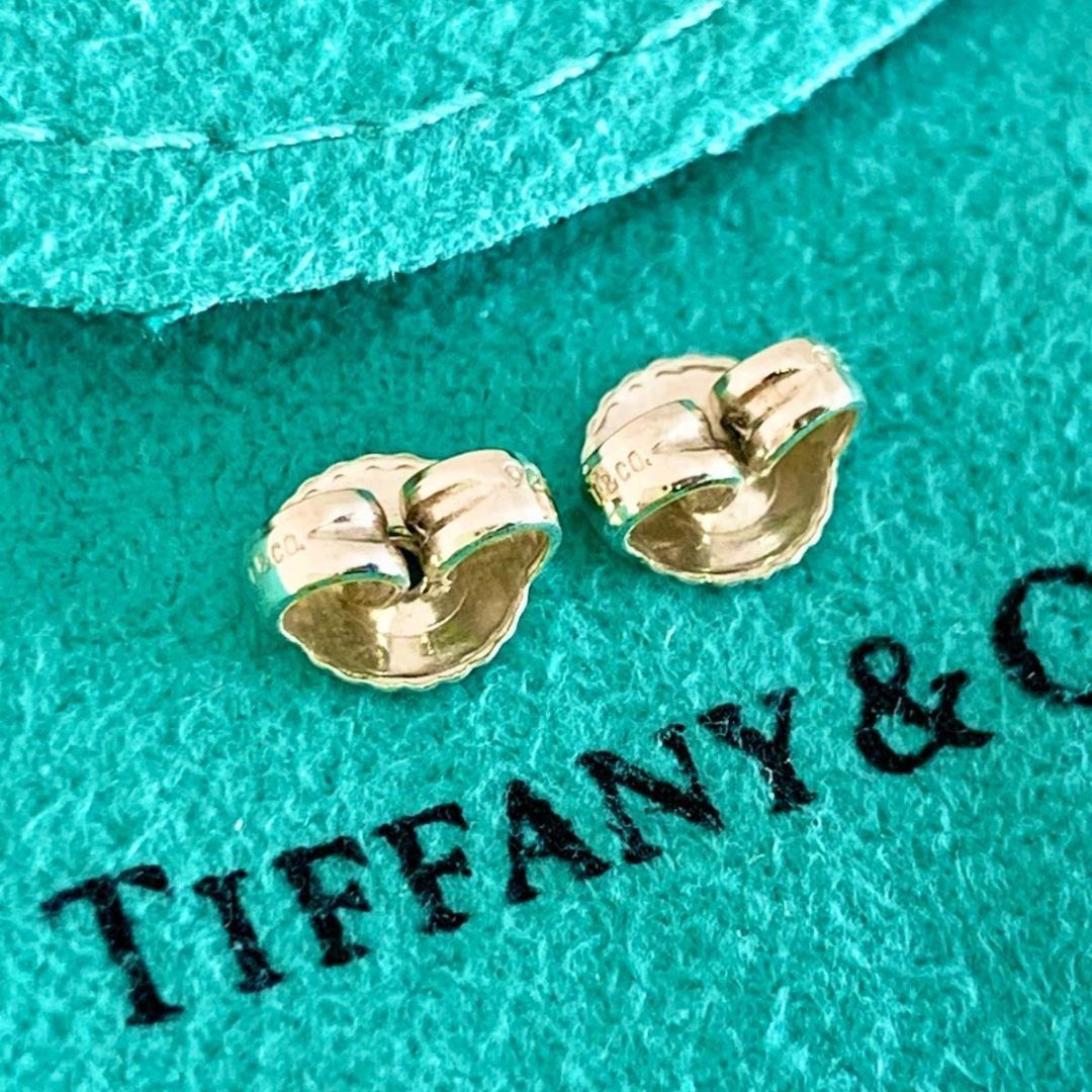 ティファニー 4.2mm アクアマリン バイザヤード ピアス シルバー Q88e