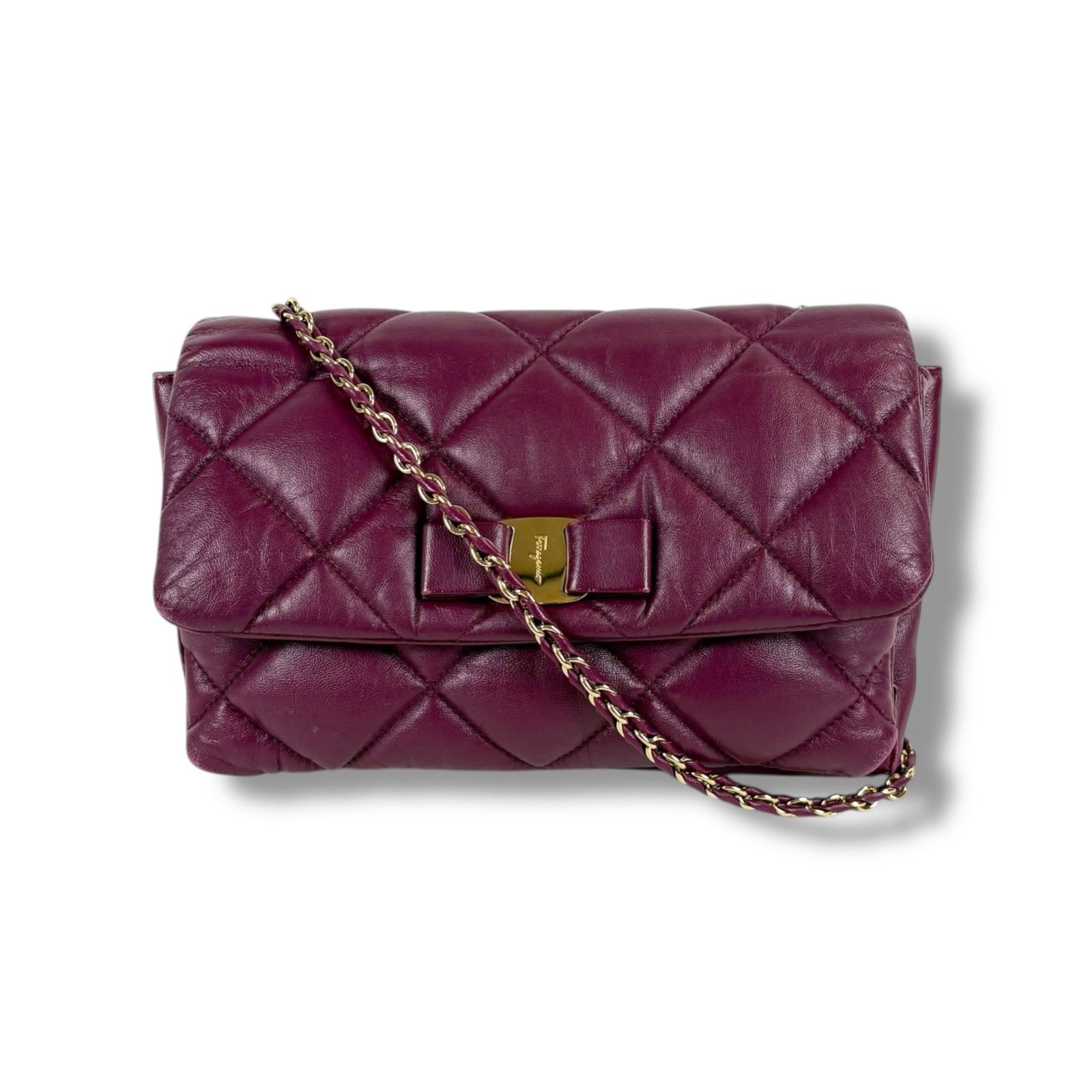 サルヴァトーレフェラガモ Salvatore Ferragamo チェーンショルダー