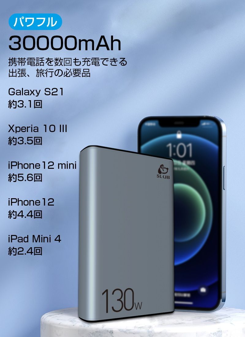 パワーバンク ノートパソコン充電